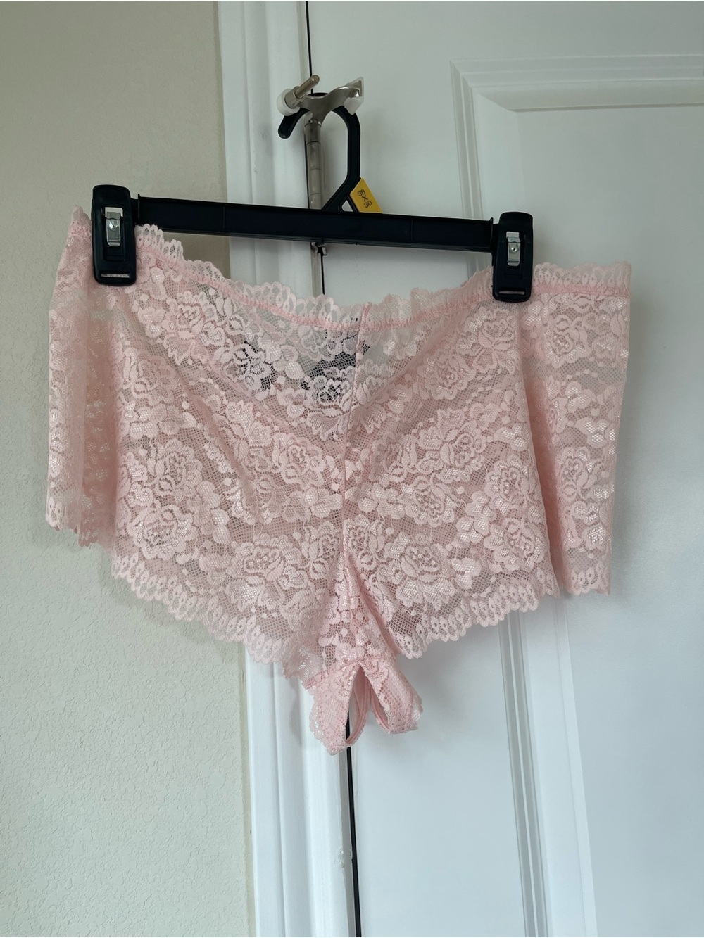 torrid Light Pink Lace Cheeky panties with open gusset - Picture 4 of 4